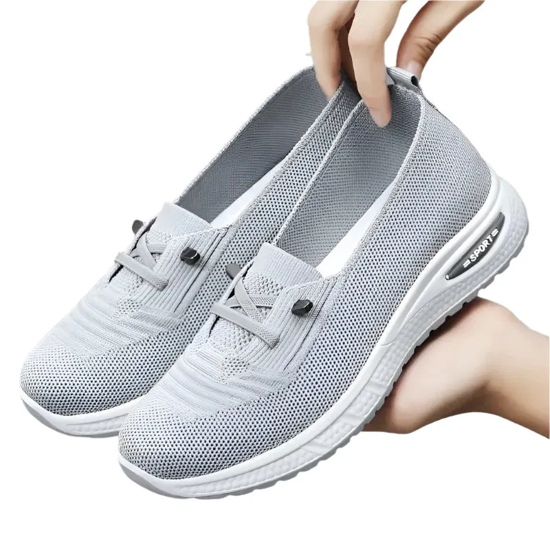 2024 Women’s Trendy Slip-On Platform Loafers – Luxury Ballet Flats & Barefoot Sneakers for Summer Footwear