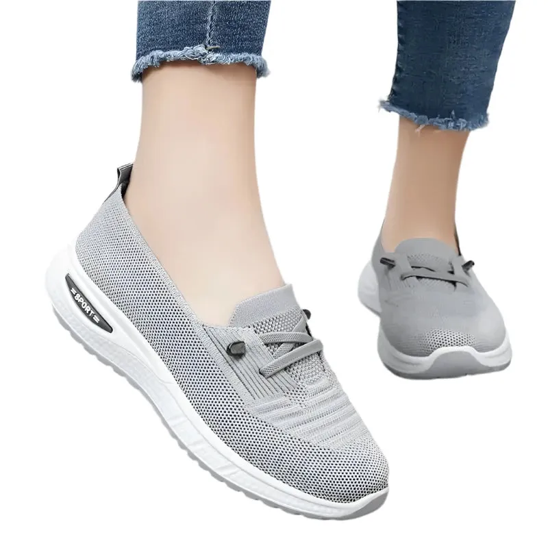 2024 Women’s Trendy Slip-On Platform Loafers – Luxury Ballet Flats & Barefoot Sneakers for Summer Footwear