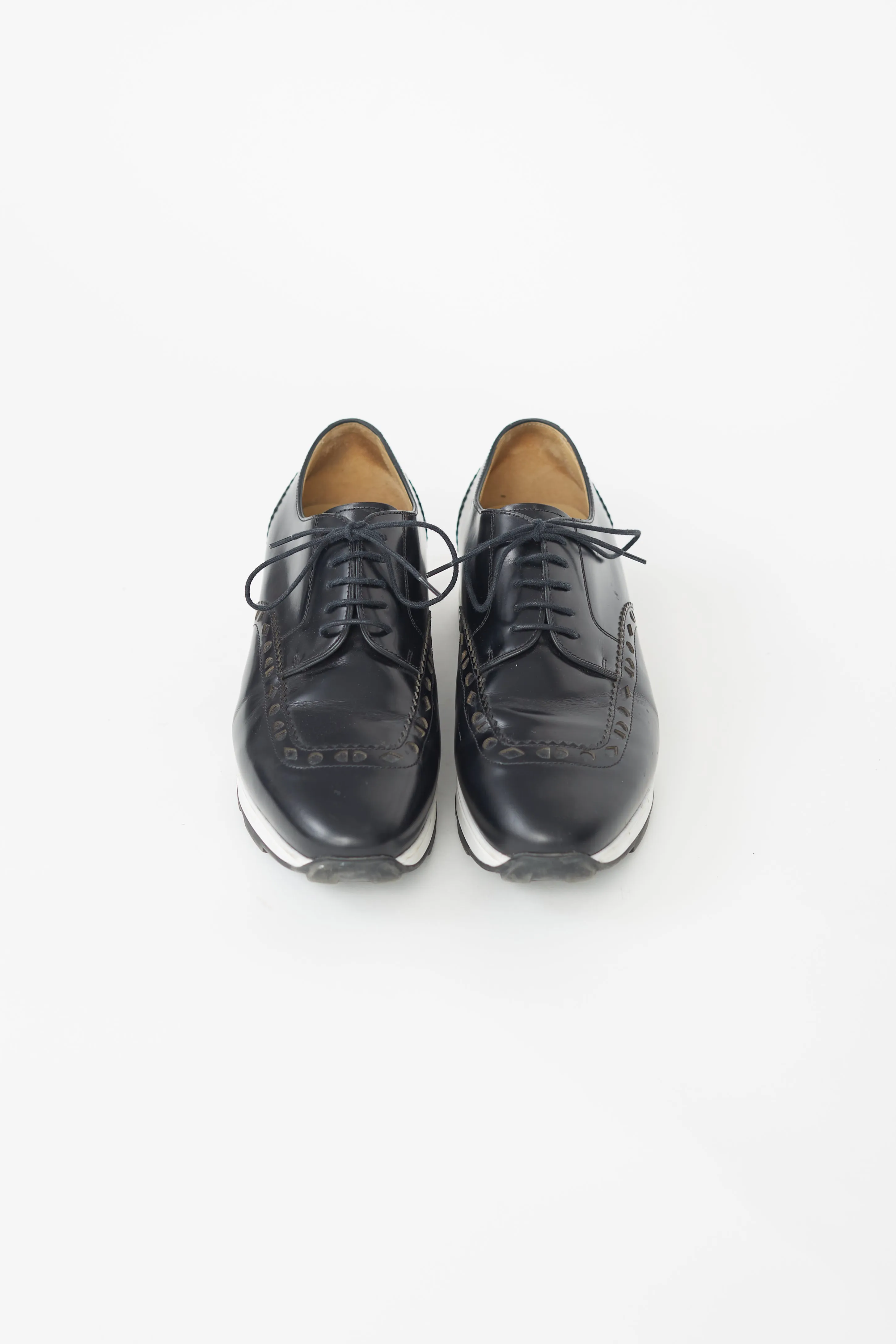 Black Leather Norton Oxford