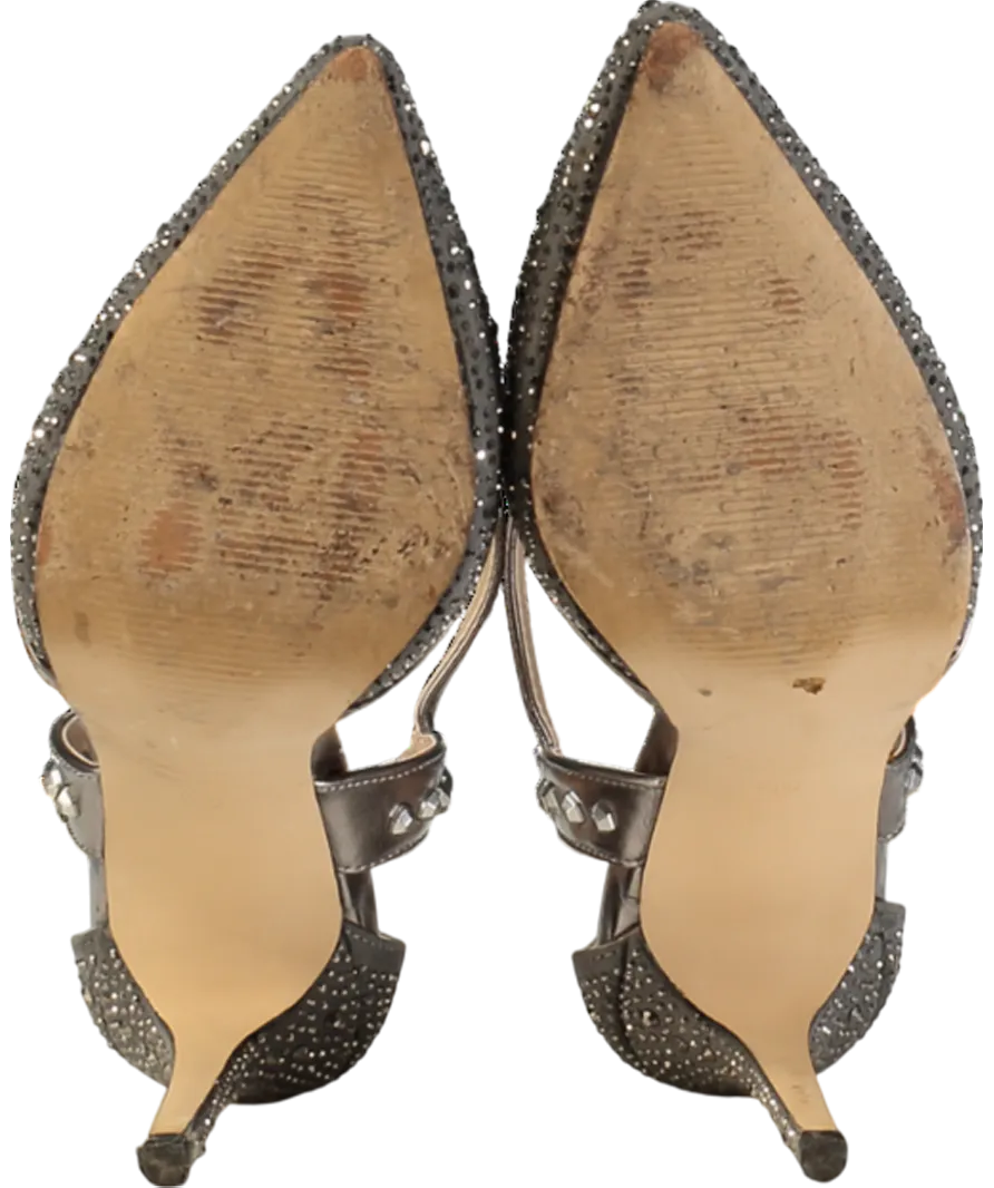 Carvela Grey Kankan Jewel Court Shoes UK 6 EU 39 👠