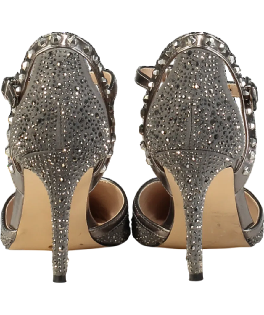 Carvela Grey Kankan Jewel Court Shoes UK 6 EU 39 👠