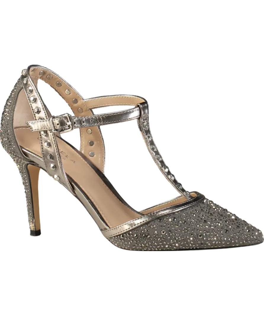 Carvela Grey Kankan Jewel Court Shoes UK 6 EU 39 👠