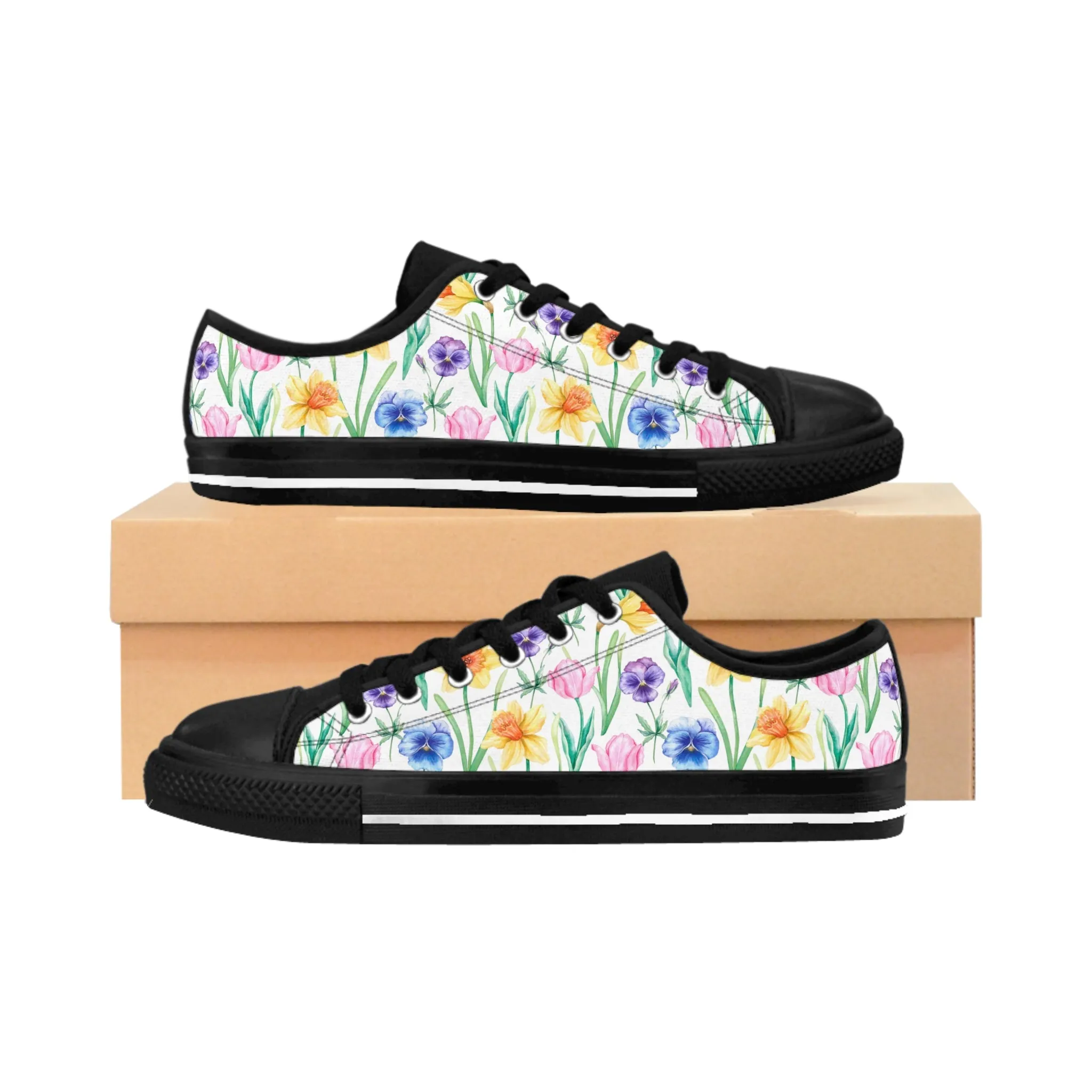 Colorful Tulips Women's Sneakers