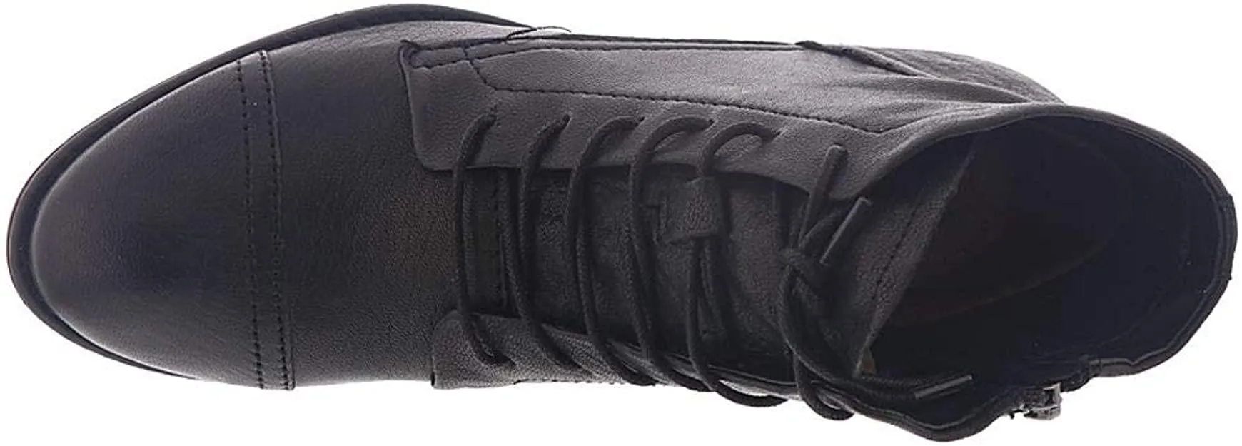 Comfortiva Women's Cardee Full-Grain Leather Slip-Resistant Boots, Side Zipper