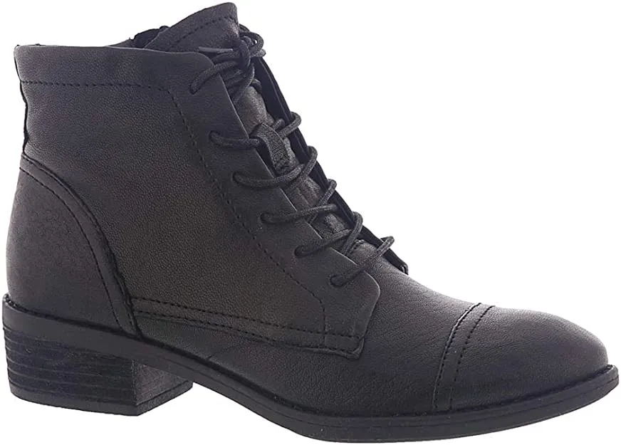 Comfortiva Women's Cardee Full-Grain Leather Slip-Resistant Boots, Side Zipper