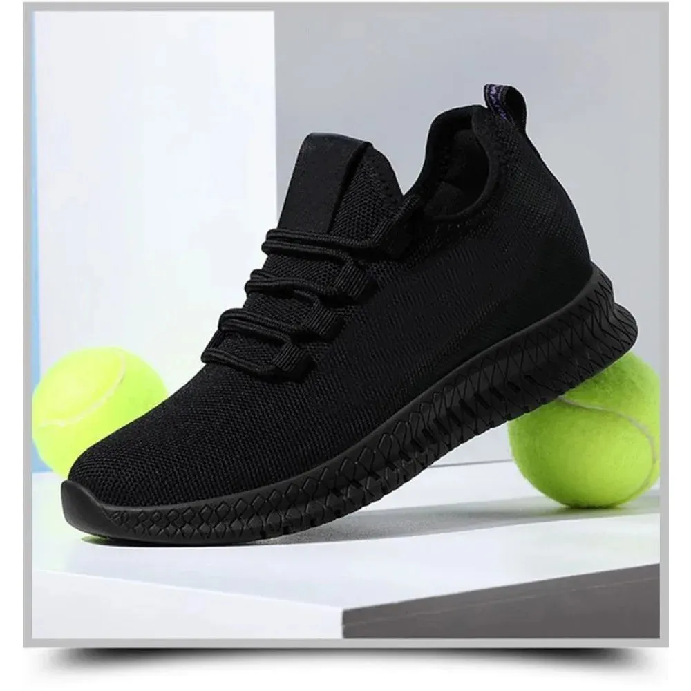 Fashion 2024 Autumn Women's Breathable Non-slip Platform New Casual Shoes Korean Running Shoes Black Sneakers Shoes for Women