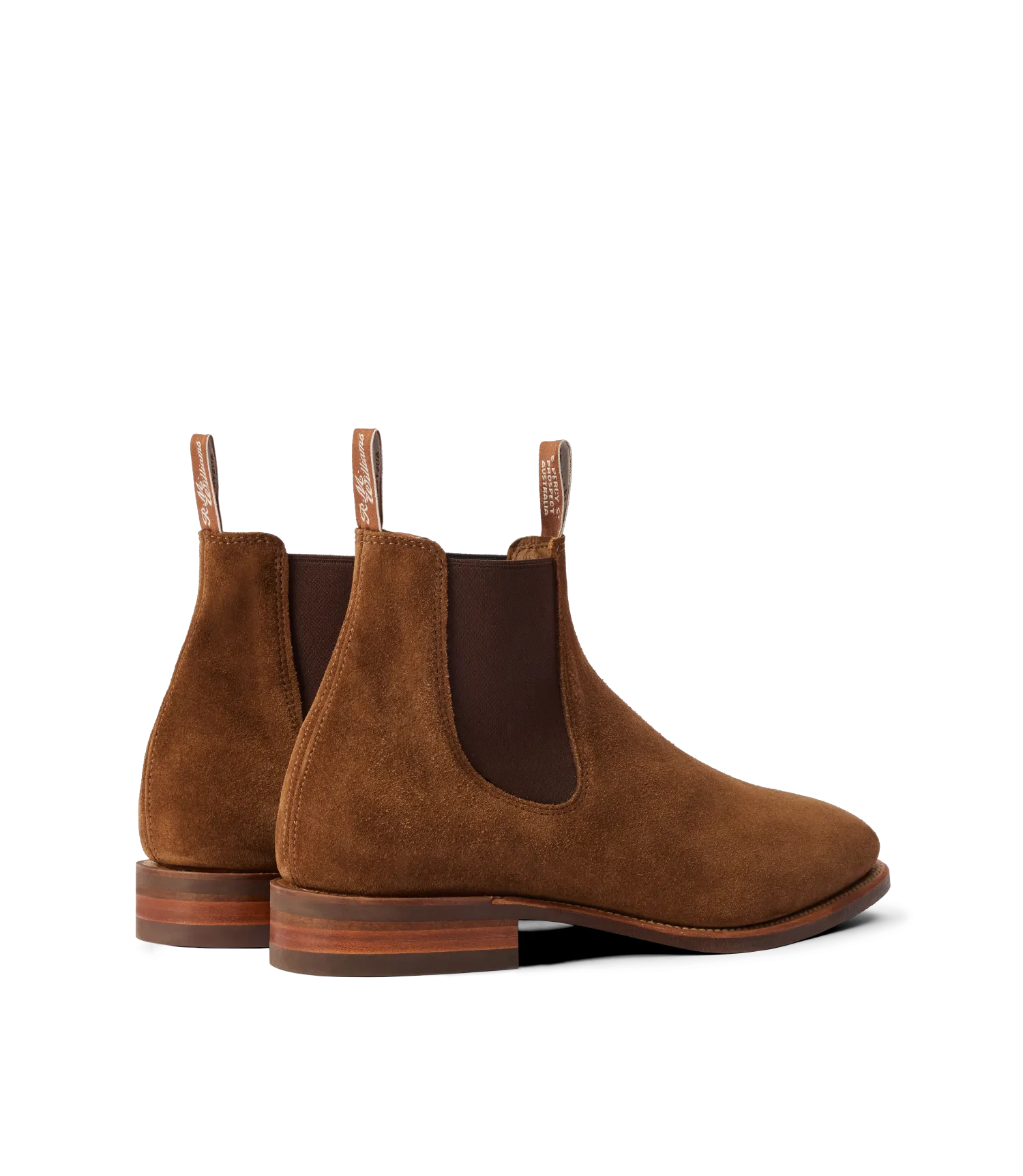 R.M.Williams - Comfort Craftsman - Suede - Raw Edge - Cedar - G Fit