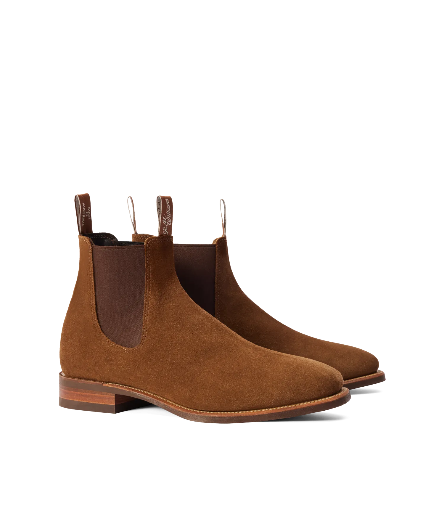 R.M.Williams - Comfort Craftsman - Suede - Raw Edge - Cedar - G Fit