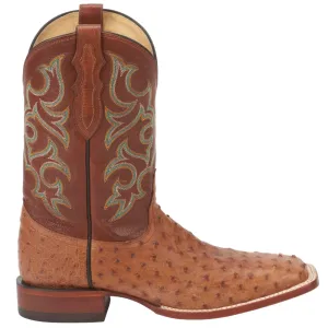 Truman 11 Inch Full Quill Ostrich Square Toe Cowboy Boots