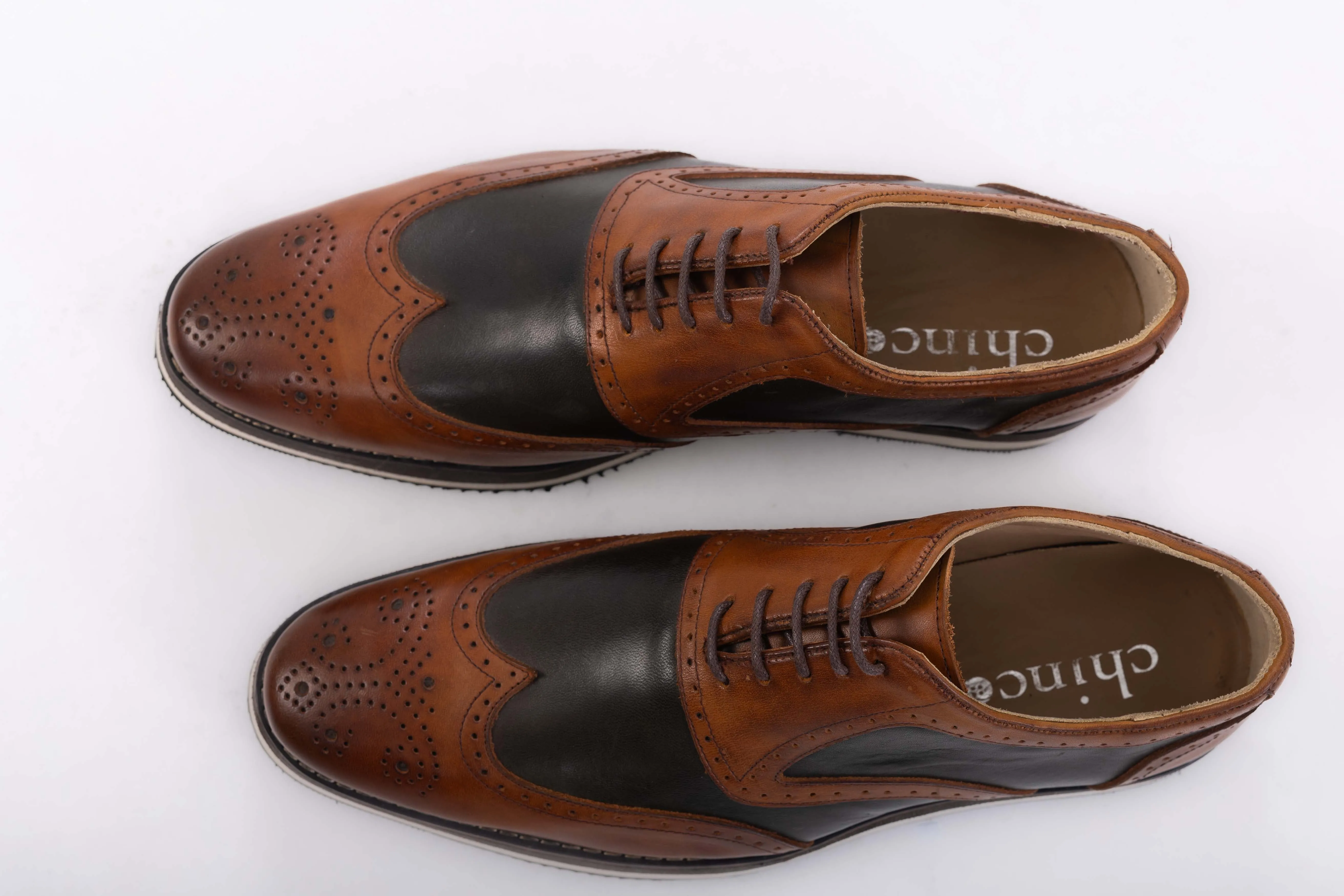 two tones shoes-olive