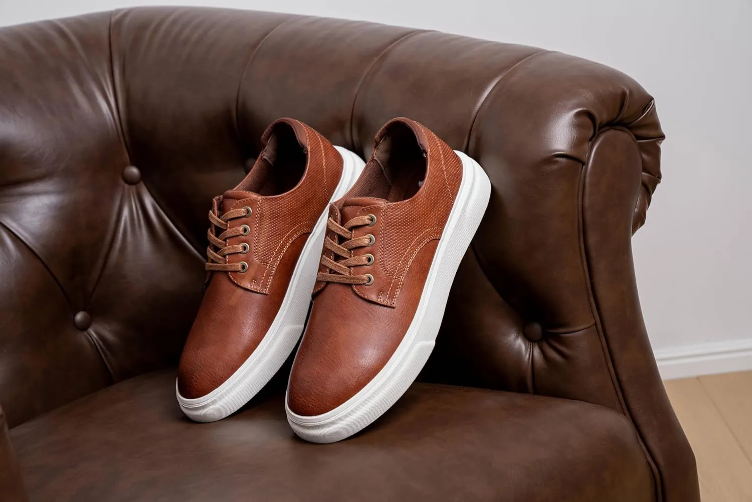 Vostey Men's Casual Shoes Fashion Sneakers Breathable Business Sneakers for Men