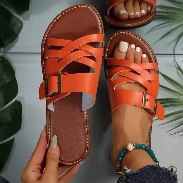 Women's Toe-Ring Flat Sandals 98469622C