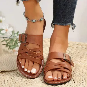 Women's Toe-Ring Flat Sandals 98469622C