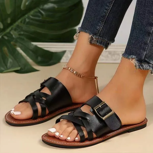Women's Toe-Ring Flat Sandals 98469622C