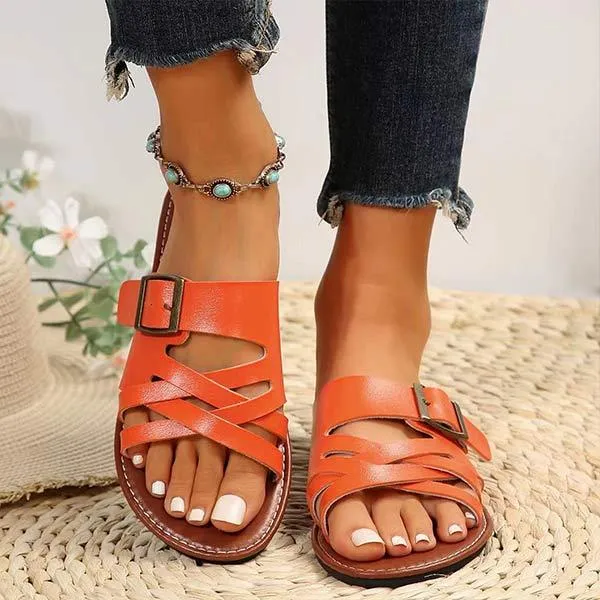 Women's Toe-Ring Flat Sandals 98469622C